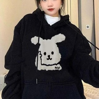 胖胖美依 S-4XL 大碼女裝 印花上衣 學院風 連帽T卹 大尺碼上衣 新款衛衣寬鬆套頭上衣-2205.