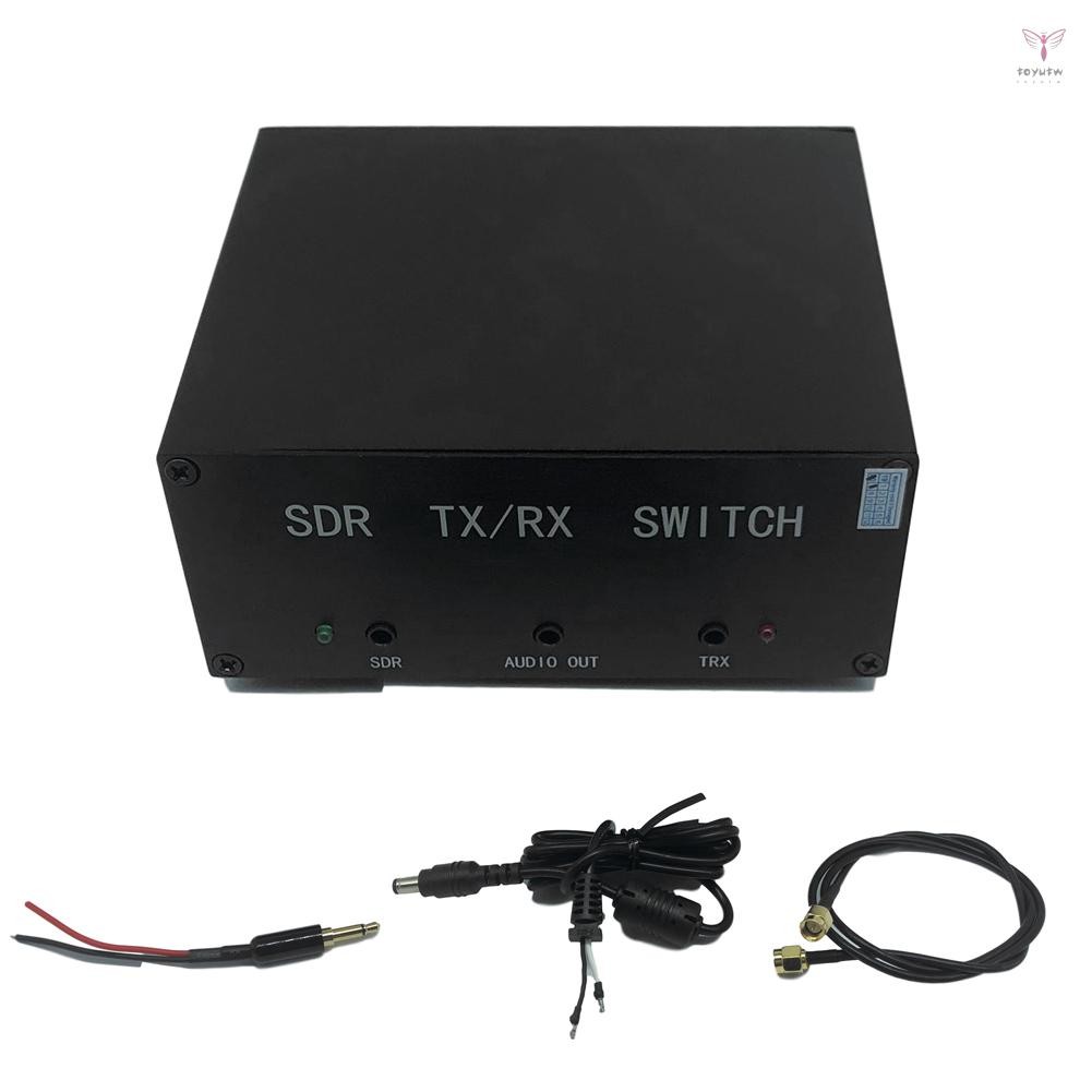 Toyutw)160mhz 100W 鋁合金便攜式 SDR 收發器無線電開關天線共享器實用信號設備配件