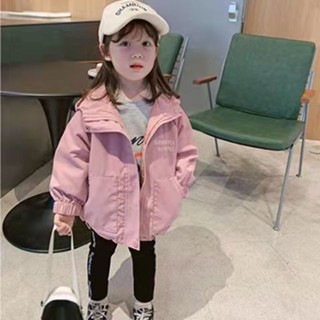 【熱賣】兒童外套 女童外套 春秋新款洋氣加厚韓風衣 韓版洋氣加棉保暖衝鋒服 舒適 寬鬆 休閒 保暖 防風