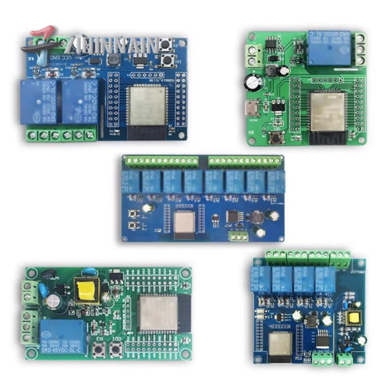 ESP32 WIFI藍牙BLE單路雙路4路8路 繼電器模塊 ESP32二次開發板