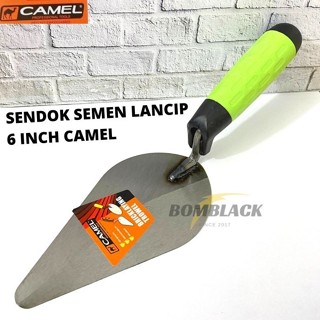 CAMEL 6 英寸水泥鏟尖頭模型牆土鏟鏟