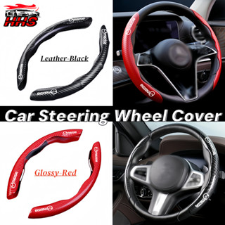 MAZDA 馬自達汽車方向盤套超細纖維加碳纖維皮革馬自達 2 3 CX5 CX30 CX8 CX3 Mazda2 6 5