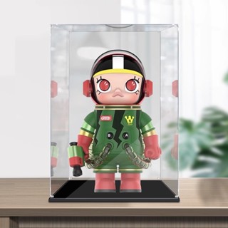 【定製諮詢】高透明亞克力展示盒適用於POP MART MEGA SPACE MOLLY西瓜透明手辦模型盒 收納公仔展示櫃
