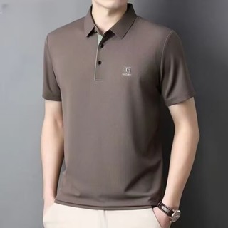 休閒商務POLO衫男士夏季新款翻領短袖上衣大尺碼