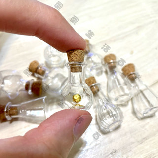 ❮小金豆收集瓶 1剋專用透明瓶❯ 金豆豆收納盒攢金迷你玻璃瓶密封罐黃金儲存小瓶子空瓶收納瓶玻璃罐軟木塞分裝瓶