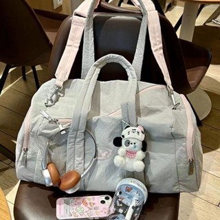 【輕巧便攜】運動包女2025斜挎健身包短途出遊旅行袋大容量行李包便攜式瑜伽包