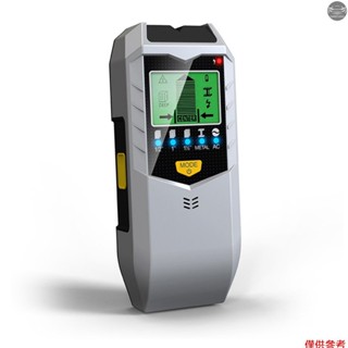 Stud Finder Wall Scanner 5 合 1 電子螺柱探測器,帶高畫質 LCD 顯示屏,用於檢測帶警告功能