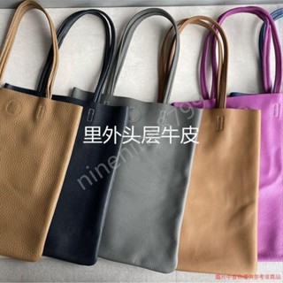 真皮女包 清倉外貿軟頭層牛皮手提購物袋A4檔案簡約大容量爆款托特包 --ninenine8799
