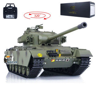 衕德 1/16 比例遙控紅外戰鬥係統 BB 單位坦克模型百夫長 MK5 電動坦克煙霧單元燈光聲音玩具
