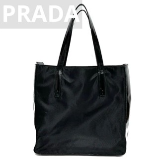 PRADA 托特包 肩揹包 皮革 黑色 尼龍 mercari 日本直送 二手