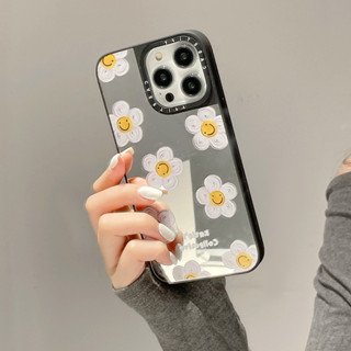 casetify 雛菊笑臉白雲iphone16pro磁吸MagSafe手機殼蘋果15pro防摔14promax鏡面