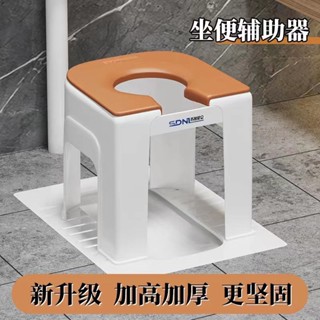 加厚成人孕婦老人兒童坐便器廁所坐便椅可移動馬桶家用蹲便改坐廁2318 MKLX