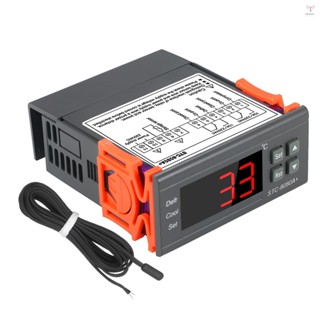 數字溫度控制器 STC-8080A+ 冰箱恆溫器,用於冰箱自動除霜,帶 NTC 探頭 220V