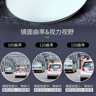 汽車後視鏡小圓鏡盲點鏡360度無鏡框超清倒車鏡盲區輔助鏡汽車後視鏡小圓鏡盲點鏡360度ynb4