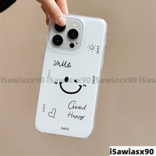 英文笑臉防摔手機殼 保護殼 iPhone手機殼 iPhone 16 15 14 13 Pro Max i16