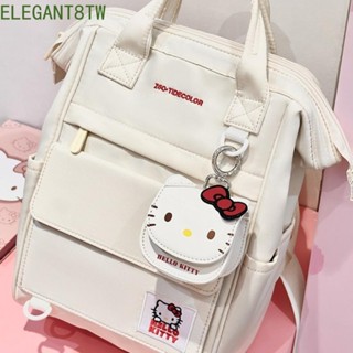 ELEGANT8TW掛頸錢包,防損卡通片迷你零錢包,包包吊墜斜揹包掛繩Hellokitty耳機包