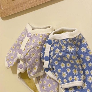 24H速發熱賣新品韓國ins小雛菊小外套 寵物服裝小貓貓咪狗狗衣服秋冬背心兩腿