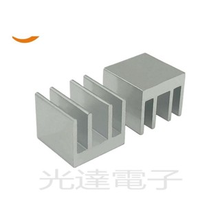 【光達散熱】電子散熱片20*20*6MM 鋁型材晶片主機板CPU電子散熱器