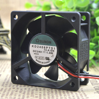 原裝 建準SUNON KD2406PTS1 6025 24V 1.4W 6CM 變頻器 散熱風扇