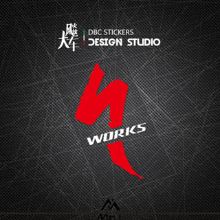 【蝦皮最低價】Specialized閃電 山地公路自行車貼紙sworks車隊裝飾車身防水貼花