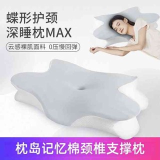 格蕾莎頸 旅行頸枕 深度睡眠 記憶枕慢回彈記憶棉枕頭枕頭高睡不塌枕頭一對護頸蝶形頸椎枕
