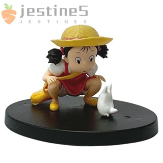 JESTINE龍貓公仔,動漫周邊模型玩具梅可動人偶,PVC娃娃雕像萌女孩宮崎駿的電影模型給朋友