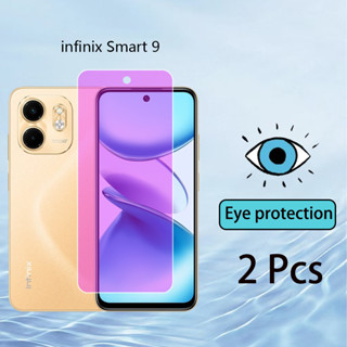 2 件 9D infinix Smart 9 防藍光鋼化玻璃螢幕保護膜,適用於 infinix Hot 50i Note