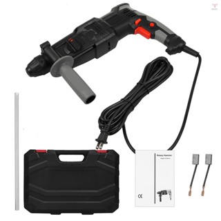 Toyutw)ac110v 800W 大功率電鎚鑽電鎚混凝土/磚石電鎚帶振動控制和安全離合器電鎚無級變體 S