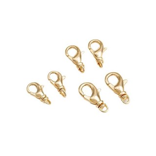 宏雲Hongyun-Ala新品-萬向旋轉扣14K包金保色轉動龍蝦扣手工diy手鏈項鍊飾品收尾彈簧扣