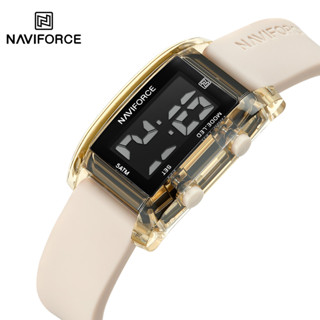 Naviforce NF7118 女士手錶奢華防水原創女士女孩數字 LED 矽膠時尚時鐘