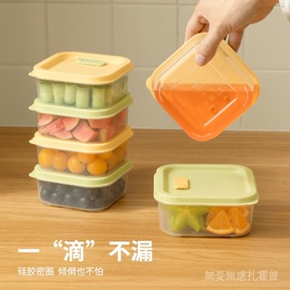 【🚗臺灣出貨🚗】【1.7萬人收藏】保鮮盒食品級冰箱收納盒透明密封盒冷凍食物水果大容量方形收納盒
