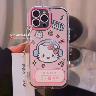 XIAOMI 適用於 Redmi 音樂 Kitty 手機支架粉色外殼適用於 Redmi 13C Note 12 4G 1