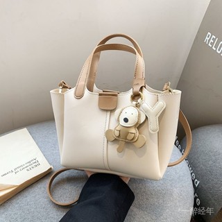 下單立髮品質保固時尚簡約大容量手提水桶包高級感洋氣小包包女2025新款單肩斜挎包