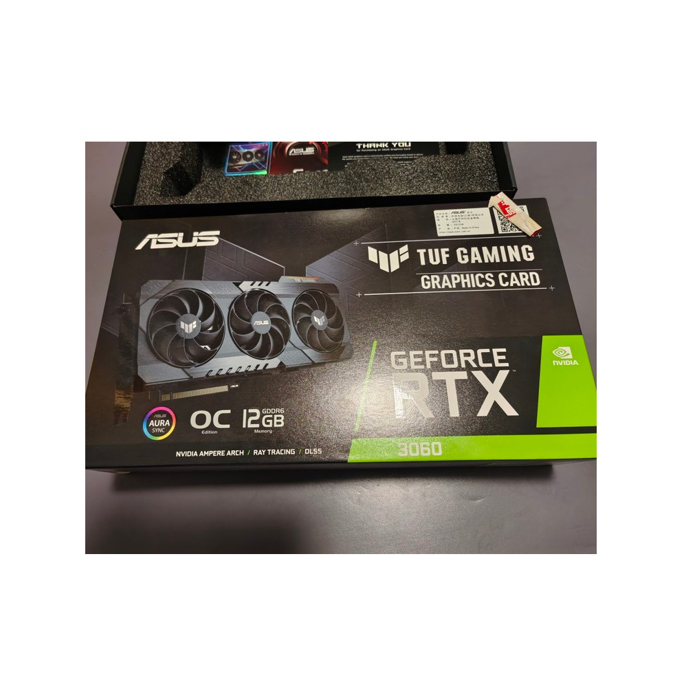 華碩TUF3060 GTX1650 RTX3060 3060ti 4070ti 巨齒鯊 顯卡包裝盒