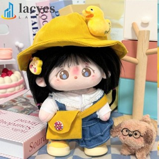LACYES棉質娃娃衣服,卡通兔耳朵20釐米毛絨娃娃連衣裙套裝,裝束迷人的DIY自創棉質玩具衣服