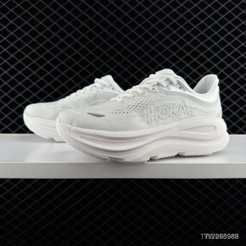 HOKA Bondi 9 男女減震公路跑鞋,男女通用厚底休閒運動鞋 7HVH BDHH