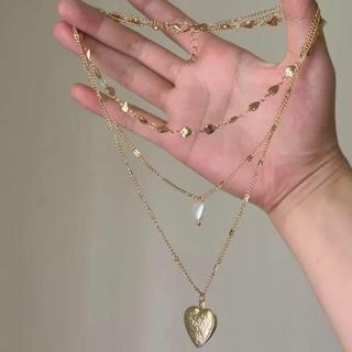 🚀臺灣出貨🚀LaVie StudioVintage 古著「Locket Story」愛心鎖骨鏈