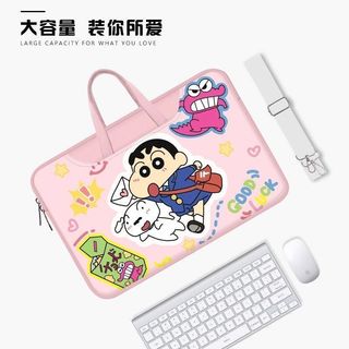 【限時優惠🏆】蠟筆小新手提電腦包 筆電收納包 16英寸適用蘋果14英寸聯想 華為 小米15.6寸 手提電腦包墊手收納包