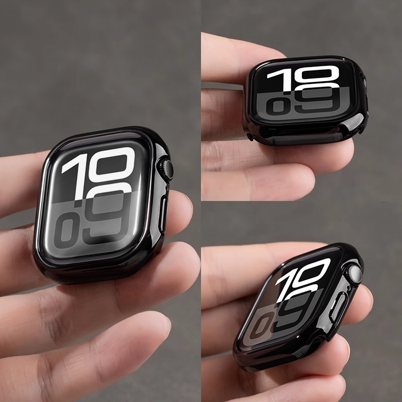 台灣現貨 防水錶殼 適用 Apple Watch 11 10 9 8 7 6 SE3 玻璃保護貼 保護套 蘋果手錶保護殼