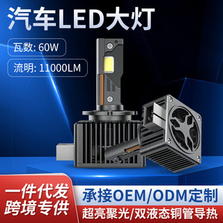 🥇臺灣好貨📢免運📢 汽車LED大燈D系列 D1S\D2S\D3S\D4S\D5\D8 雙銅管導熱led燈前大燈 精品 配