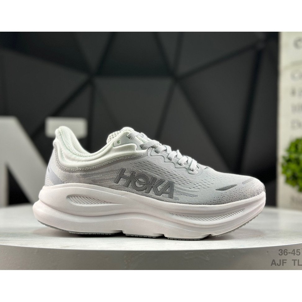 HOKA Bondi 9 復古耐磨防震運動鞋-輕便透氣跑步休閒鞋