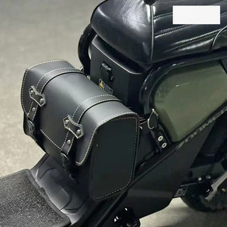 🏍️✨機車復古皮質工具包🎁通用型車尾側掛包 防潑水耐磨材質 大容量收納空間 復古機車改裝配件 安裝簡單不傷車身