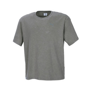 Puma 上衣 Moods In Nature Washed 灰 洗舊 寬鬆 短袖 親膚 637336-71 [ACS]