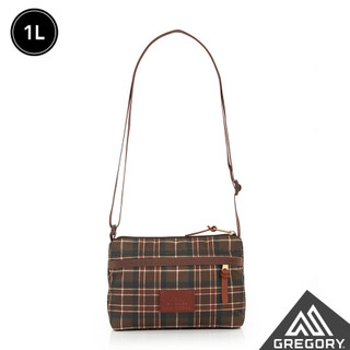 GREGORY 1L Envelope Shoulder斜背包/ 木格紋 eslite誠品