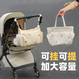小鳴の嬰兒推車掛包 寶寶推車收納袋 大容量便捷式置物袋 遛娃神器 嬰兒車掛包遛娃神器置物袋通用大容量推車收納掛袋童車手提