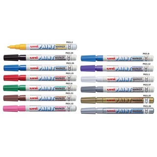 Uni 三菱 PX-21油漆筆 Paint Marker 細字 輪胎筆 補漆筆 0.8~1.2mm【金玉堂文具】