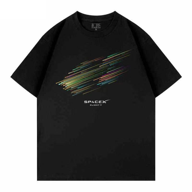 原衣間 · Atelier🔥超百搭🏖️星艦第七次發射SPACEX馬斯克同款百搭短袖T恤透氣印花
