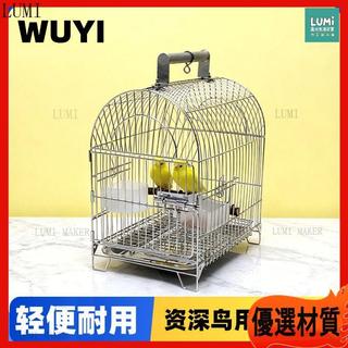 👍推薦🔥不鏽鋼鳥籠鸚鵡外出籠小型戶外手提便攜外帶玄鳳虎皮牡丹專用籠子🔥結實耐用🔥各款大號小號鳥籠子超贊質量 給小鳥一個家