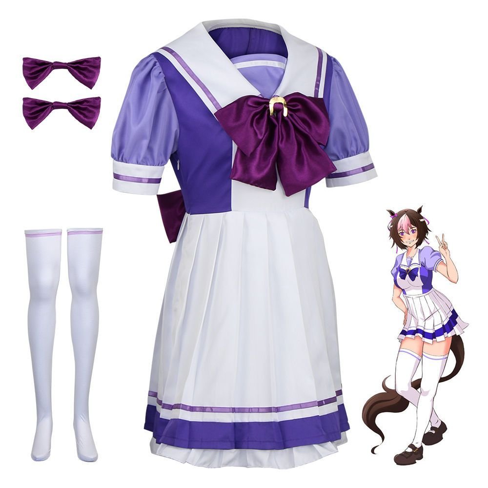 【1228】賽馬娘cos特雷西夏季短袖校服JK製服 動漫遊戲cosplay服裝賽馬娘