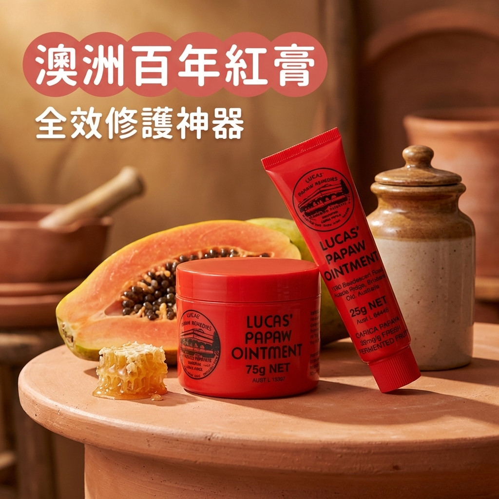 台灣現貨 🔥可開發票 澳洲 Lucas 木瓜霜 25g / 75g 保濕 潤唇 木瓜膏